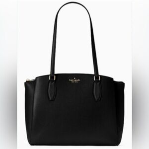 EUC - Kate Spade Classic Black Tote - leather